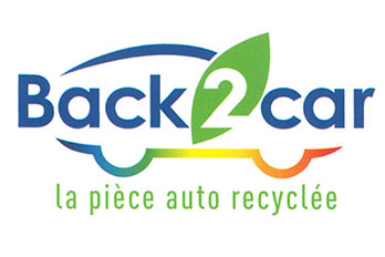 Logo back2car piece automobile